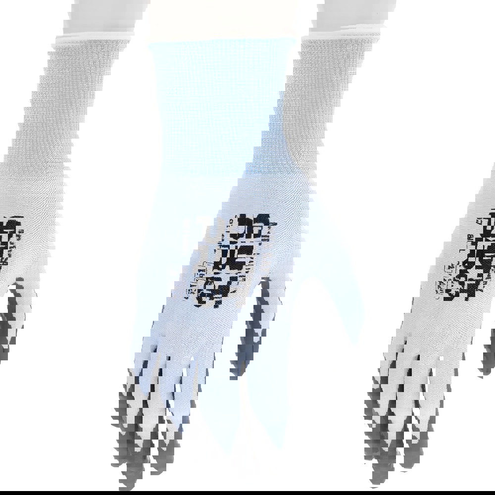 Cut, Puncture & Abrasive-Resistant Gloves: Size L, ANSI Cut A2, ANSI Puncture 3, Foam Nitrile, HPPE